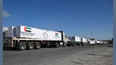 ضمن "الفارس الشهم 3".. الإمارات تسير أكثر من 250 قافلة تحمل 1.6 مليون طرد مساعدات لغزة