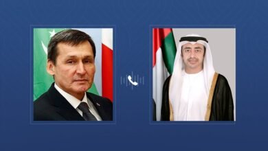 عبدالله بن زايد ونائب رئيس الوزراء وزير خارجية تركمانستان يبحثان هاتفياً تعزيز العلاقات الثنائية
