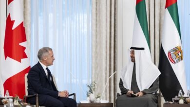 رئيس الدولة يبحث مع رئيس وزراء كندا علاقات التعاون ويشهد توقيع اتفاقية تشجيع الاستثمارات بين البلدين