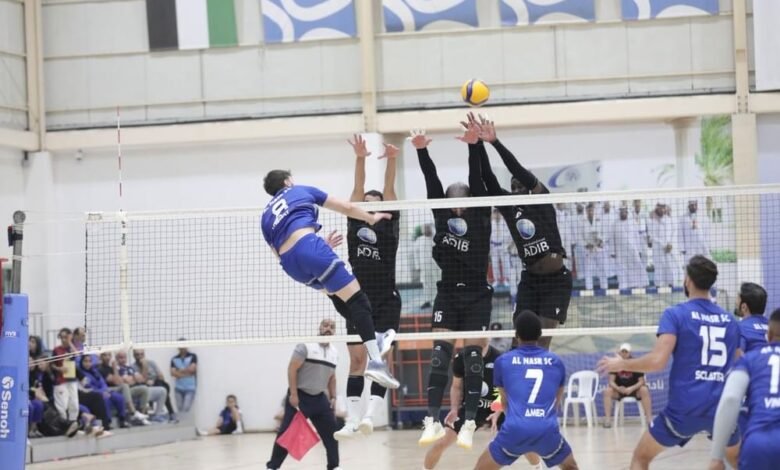 بني ياس يفوز على النصر ويؤجل حسم كأس الاتحاد للطائرة إلى المباراة الفاصلة