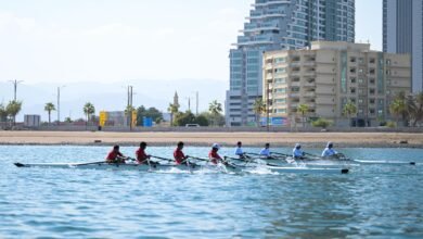 الحمرية و"الشارقة للمرأة" يتوجان بلقبي الجولة الرابعة لبطولة الإمارات للتجديف