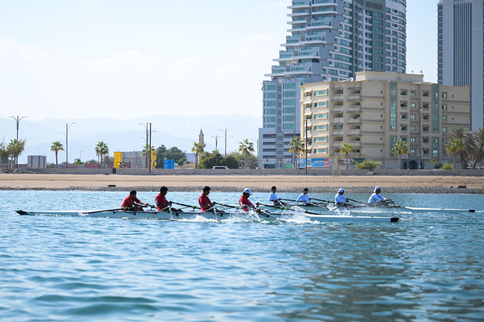 الحمرية و"الشارقة للمرأة" يتوجان بلقبي الجولة الرابعة لبطولة الإمارات للتجديف 1 الحمرية و"الشارقة للمرأة" يتوجان بلقبي الجولة الرابعة لبطولة الإمارات للتجديف
