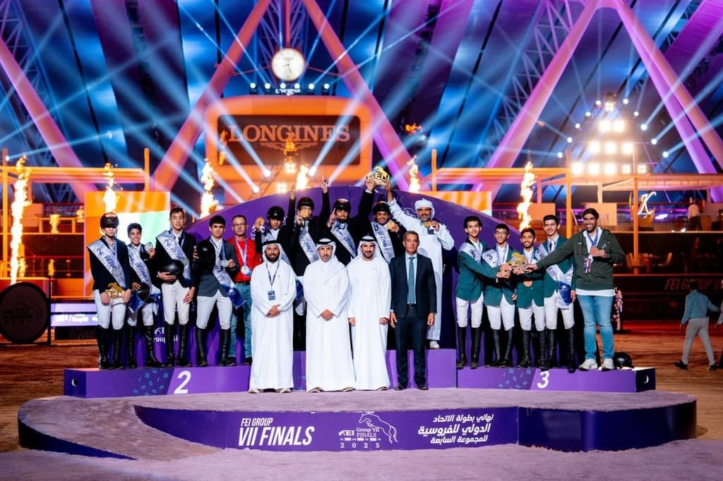 الإمارات تفوز بذهبية الفرق في نهائي المجموعة الإقليمية السابعة لقفز الحواجز