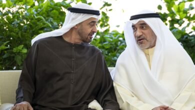 رئيس الدولة يستقبل النائب الأول لرئيس مجلس الوزراء وزير الداخلية الكويتي