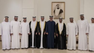 هزاع بن زايد يحضر أفراح الصيعري في أبوظبي