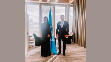 ريم الهاشمي تلتقي توم فليتشر في جنيف