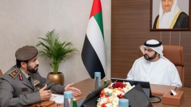 محمد الشرقي يلتقي المدير التنفيذي للإقامة وشؤون الأجانب بالفجيرة ويطّلع على خطط التطوير المستقبلية