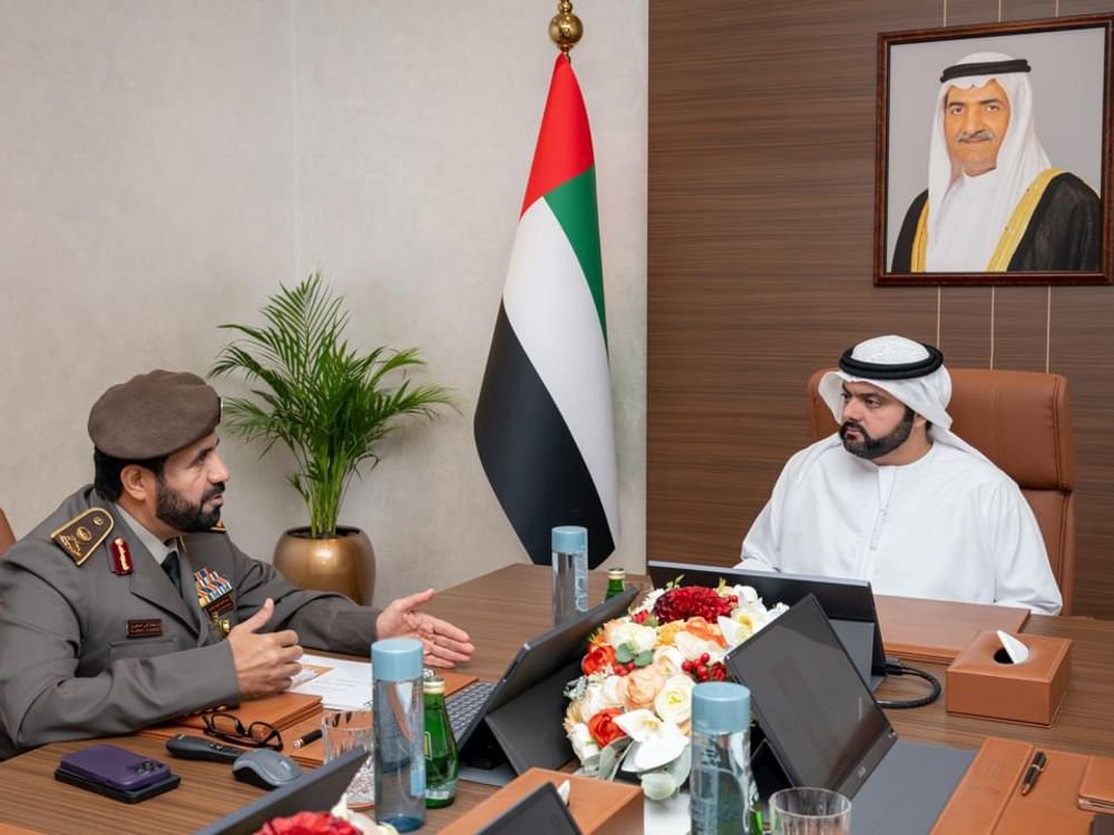 محمد الشرقي يلتقي المدير التنفيذي للإقامة وشؤون الأجانب بالفجيرة ويطّلع على خطط التطوير المستقبلية 1 محمد الشرقي يلتقي المدير التنفيذي للإقامة وشؤون الأجانب بالفجيرة ويطّلع على خطط التطوير المستقبلية