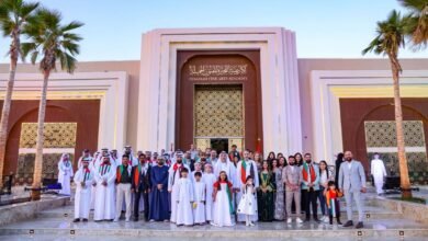 أكاديمية الفجيرة للفنون الجميلة تحتفل بعيد الاتحاد الـ54