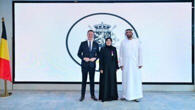 البروفيسورة حبيبة الصفار بجامعة خليفة تنال وسام ليوبولد من بلجيكا