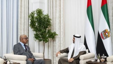 رئيس الدولة ورئيس فيجي يبحثان تعزيز علاقات التعاون