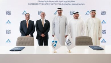 "تعزيز" توقّع اتفاقية مع "سانمار" الهندية لتصدير الكيماويات من مدينة الرويس الصناعية