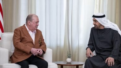 رئيس الدولة يستقبل ملك ماليزيا