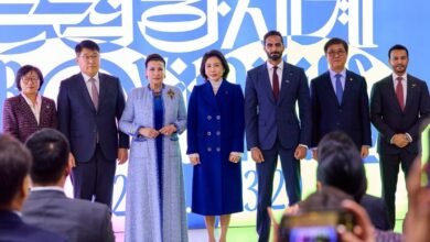 السيدة الأولى لكوريا: معرض "روافد ورؤى" يعكس عمق الشراكة الثقافية بين الإمارات وكوريا