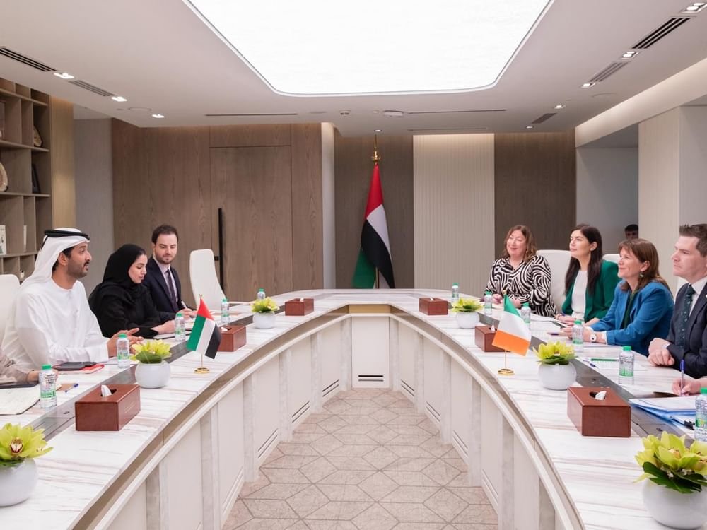 الإمارات وإيرلندا تبحثان توسيع التعاون ودعم التواصل بين مجتمعي الأعمال 1 الإمارات وإيرلندا تبحثان توسيع التعاون ودعم التواصل بين مجتمعي الأعمال