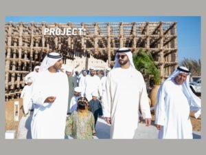 سلطان بن حمدان بن زايد يزور مشروع Project 02 في قلعة مزيرعة بمنطقة الظفرة