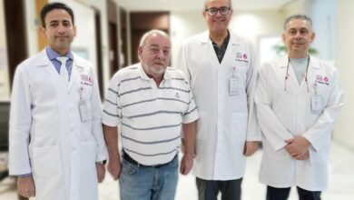 إنقاذ مريض ستيني