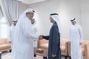 ولي عهد الشارقة يستقبل وزير الطاقة والبنية التحتية