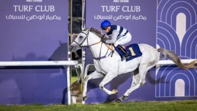 المهر "عامر برن" يحرز لقب بطولة أبوظبي للخيول العربية
