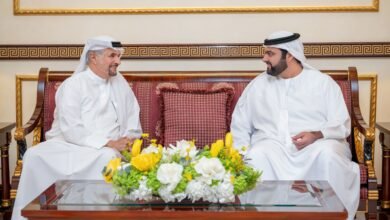 محمد الشرقي يستقبل أمين عام مجلس دبي الرياضي