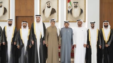 منصور بن زايد يشهد العرس الجماعي لقبيلة الهواشم