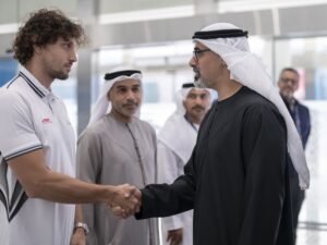خالد بن محمد بن زايد يشهد جانباً من منافسات الألعاب الرقمية الهجينة في "دورة ألعاب المستقبل 2025"