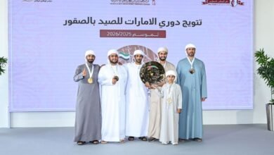 فريق دبي بطلا لدوري الإمارات للصيد بالصقور للموسم الثالث على التوالي 5 فريق دبي بطلا لدوري الإمارات للصيد بالصقور للموسم الثالث على التوالي