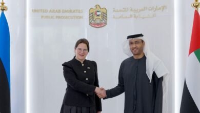 النائب العام يستقبل وزيرة العدل لجمهورية إستونيا