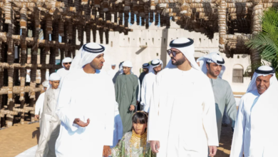 سلطان بن حمدان بن زايد يزور مشروع Project 02 في قلعة مزيرعة بمنطقة الظفرة