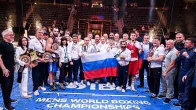 روسيا تتصدر جدول ميداليات بطولة العالم للملاكمة للنخبة