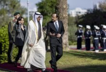 جرت لسموه مراسم استقبال رسمية.. رئيس الدولة يصل القصر الرئاسي في نيقوسيا يرافقه الرئيس القبرصي