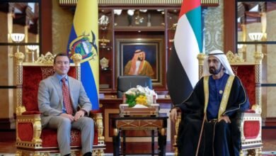محمد بن راشد: لدينا علاقات مميزة عمرها 50 عاماً مع الإكوادور