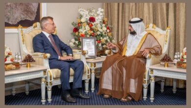 ولي عهد الفجيرة يستقبل سفراء تركيا وغواتيمالا والسلفادور