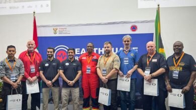 فريق الإمارات للبحث والإنقاذ يختتم مشاركته في تمرين "الاستجابة للزلازل" بجنوب إفريقيا