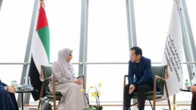 شمّا بنت سلطان بن خليفة تلتقي رئيس جامعة محمد بن زايد للذكاء الاصطناعي لبحث توظيف تقنيات الذكاء الاصطناعي في دعم العمل المناخي
