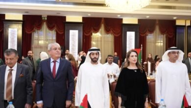 الجالية الأردنية في الإمارات تحتفل بعيد الاتحاد الـ54 للدولة
