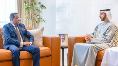 شخبوط بن نهيان يلتقي سفير إثيوبيا لدى الإمارات ويبحث معه العلاقات الثنائية