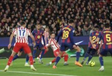 برشلونة يعاقب أتلتيكو مدريد بثلاثية في الكامب نو