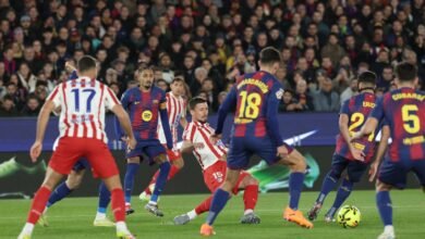 برشلونة يعاقب أتلتيكو مدريد بثلاثية في الكامب نو