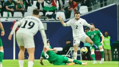 تعادل أبيض يقود فلسطين وسوريا لربع نهائي كأس العرب