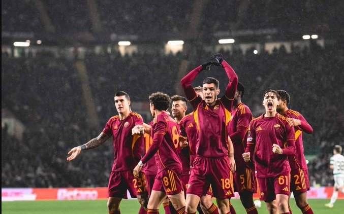 سيلتيك يسقط أمام روما في الدوري الأوروبي 1 سيلتيك يسقط أمام روما في الدوري الأوروبي