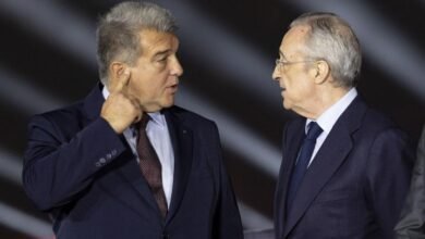 لابورتا: رئيس ريال مدريد يعاني من هوس برشلونة