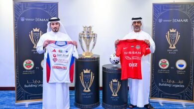 شباب الأهلي بالأحمر.. والشارقة بالأبيض في كأس سوبر إعمار