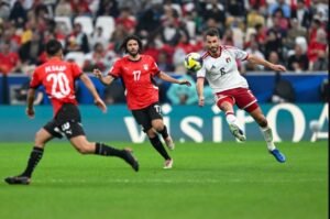 التعادل يحسم قمة منتخبنا الوطني مع الفراعنة