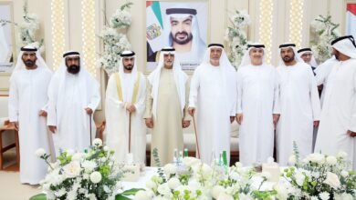 نهيان بن مبارك يحضر أفراح النيادي والظاهري في العين