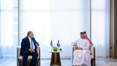 عمار بن حميد يستقبل السفير الأردني