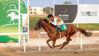 "خيول ياس" تحقق "ثنائية" السباق الرابع بمضمار العين للفروسية