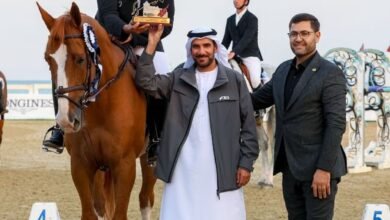 نتائج بارزة لفرسان الإمارات لقفز الحواجز في منافسات بطولة كلباء الدولية