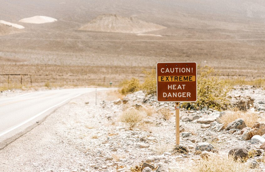 "خطأ بشري" السبب وراء الرقم القياسي العالمي للحرارة في وادي الموت 1 وادي الموت