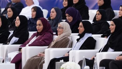 جواهر القاسمي تشهد حفل "من هنا البداية"